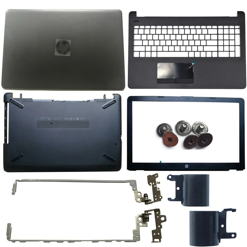 

NEW For HP 15-BS 15-BR 15-BW 15T-BR 15-BS 15Z-BW Laptop LCD Back Cover/Front Bezel/Hinges/Palmrest/Bottom Case 924899-001