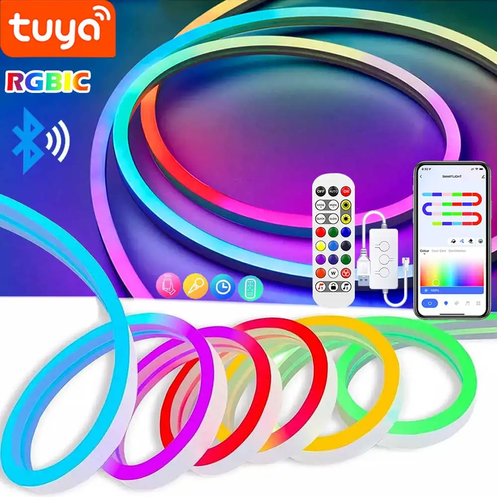 

Светодиодная лента TUYA RGBIC 5В 72LED/м