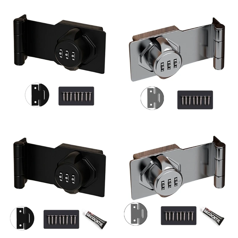 

Password Lock Mechanism Rotary-Lock Room Door Lock for Office Cabinet Door DropShip