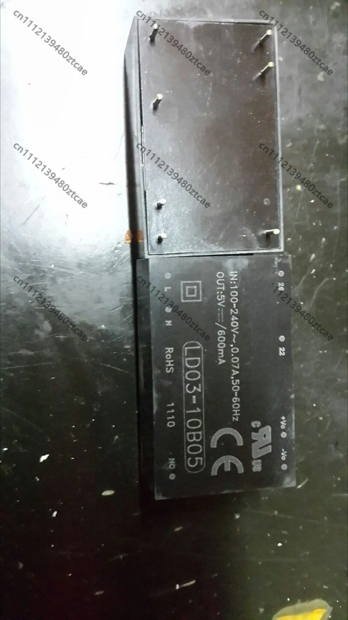 Промышленный преобразователь LD03-10B05 3W SIP AC-DC, вход 220В, выход 5В 0.6А, изоляция 3кВ, компактный (art.: 3920dba937238) - 3920dba937238