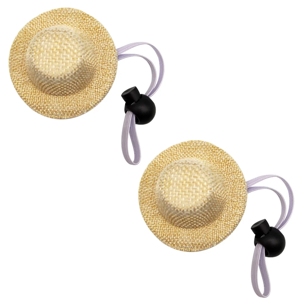 

2Pcs Hats Multi-function Cat Hat Decor Wear-resistant Lovely Puppy Hat Decor Dog Accessory Dog Hat for Kitten Puppy Cat Dog