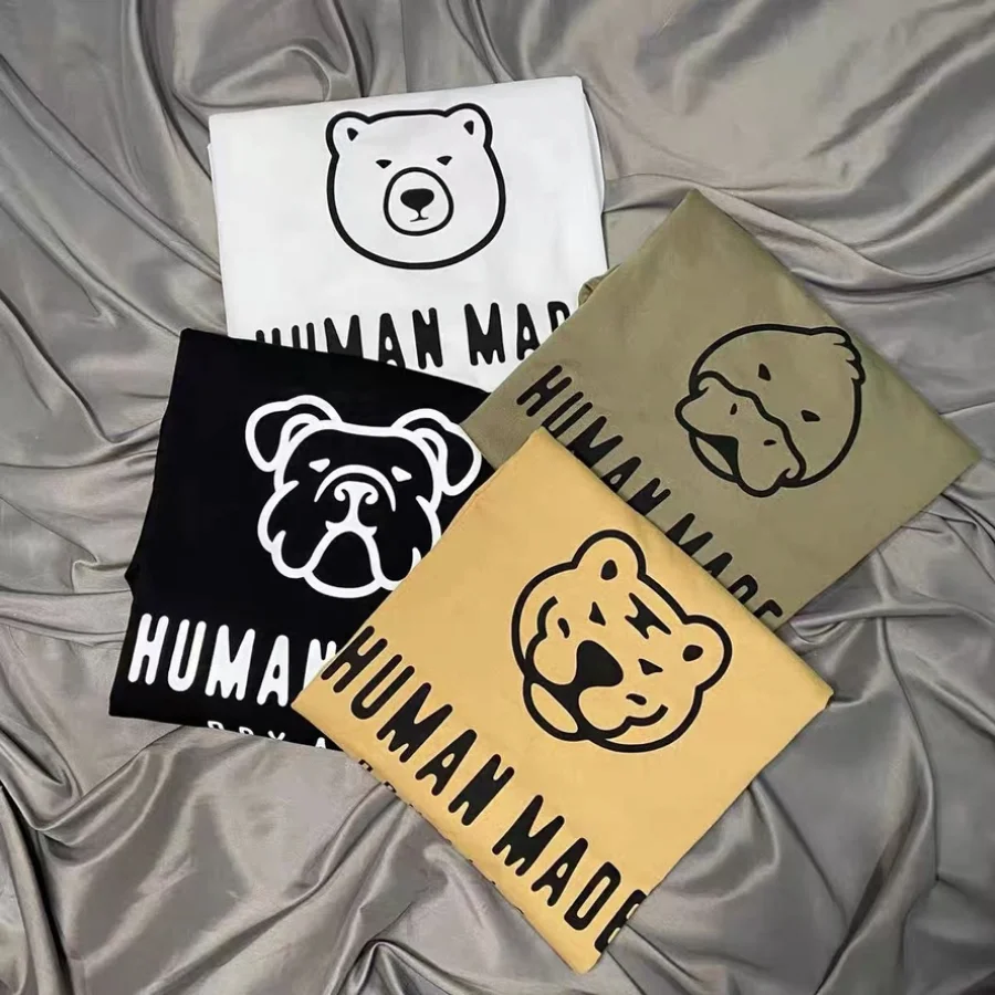 

1:1 Top Quality 2023fw Long Sleeves Human Made T Shirt Men Women Human Made T-shirt Tees Tshirt
