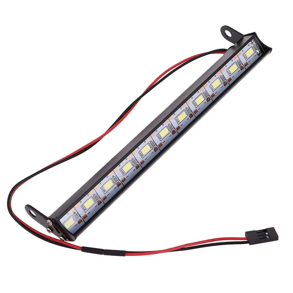 Metal Roof Lamp LED Light Bar for 1/10 RC Rock Crawler RC4WD D90 CC01 Parts |