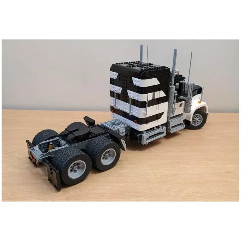 MOC- 102740 Транспортный грузовик в сборе сращивание строительного блока модель 2722