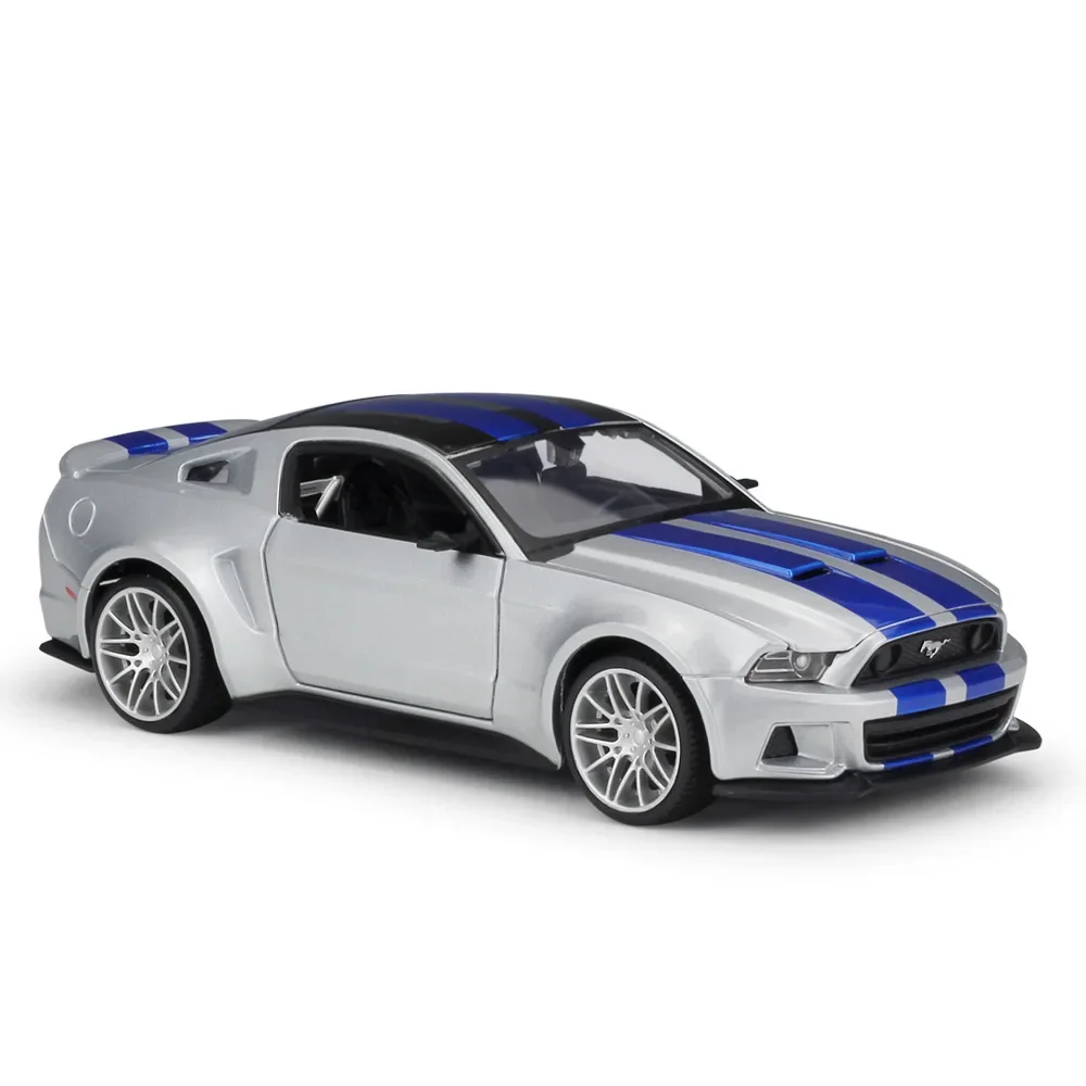 Фигурка Meritor 1: 24 Ford Mustang реплика модели автомобиля из сплава игрушка в подарок