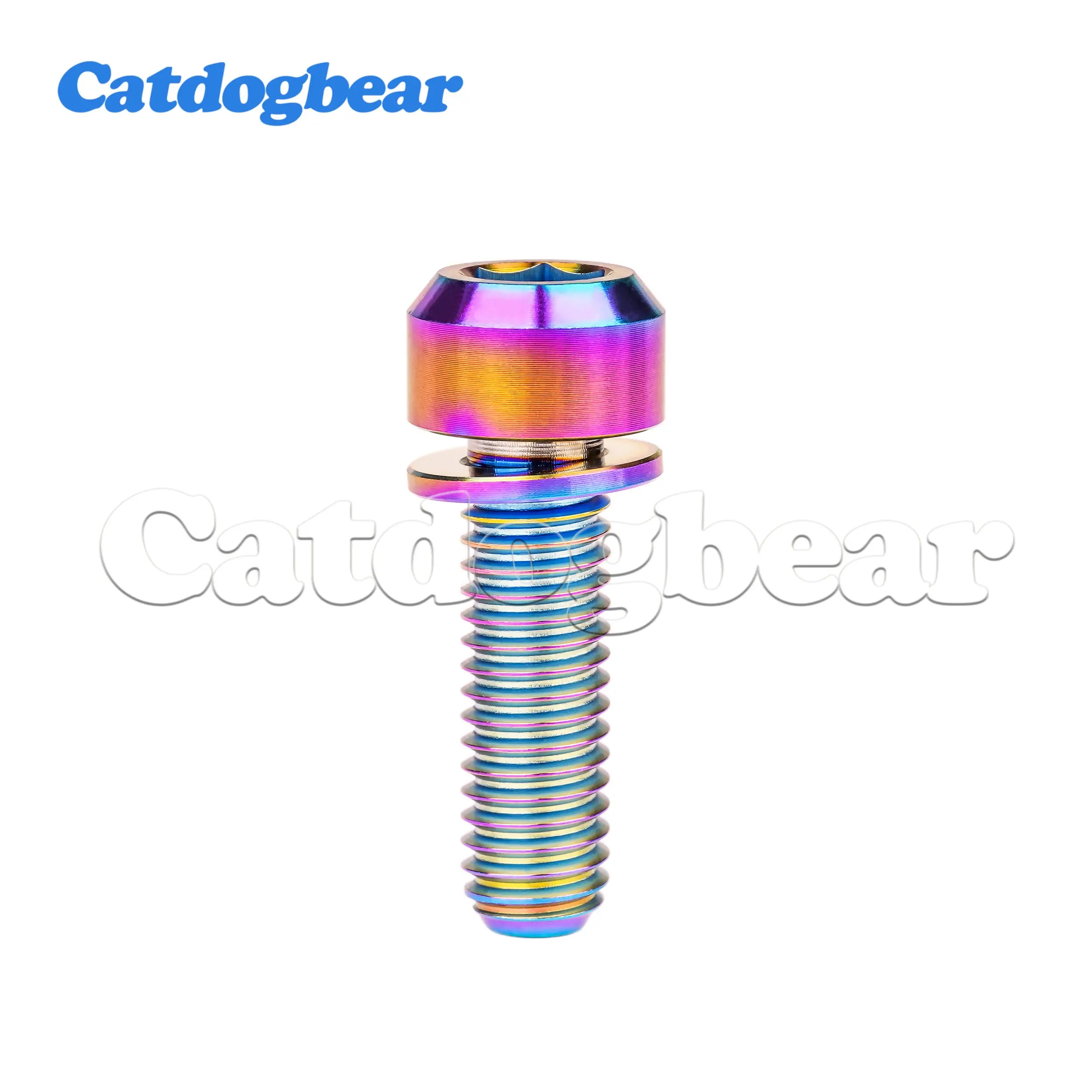 

CATDOGBEAR Болты титановые M5 M6 с шайбами