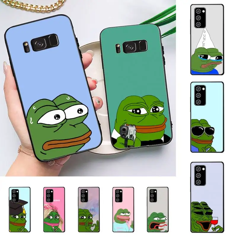 

Sad Frog Phone Case For Samsung Galaxy Note 10Pro Note 20ultra cover for note20 note10lite M30S Back Coque