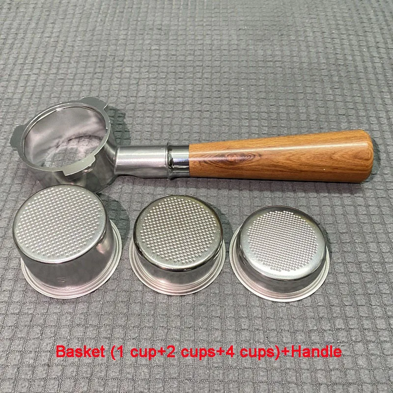 

Многоразовый алюминиевый фильтр 51 мм с деревянной ручкой для Delonghi