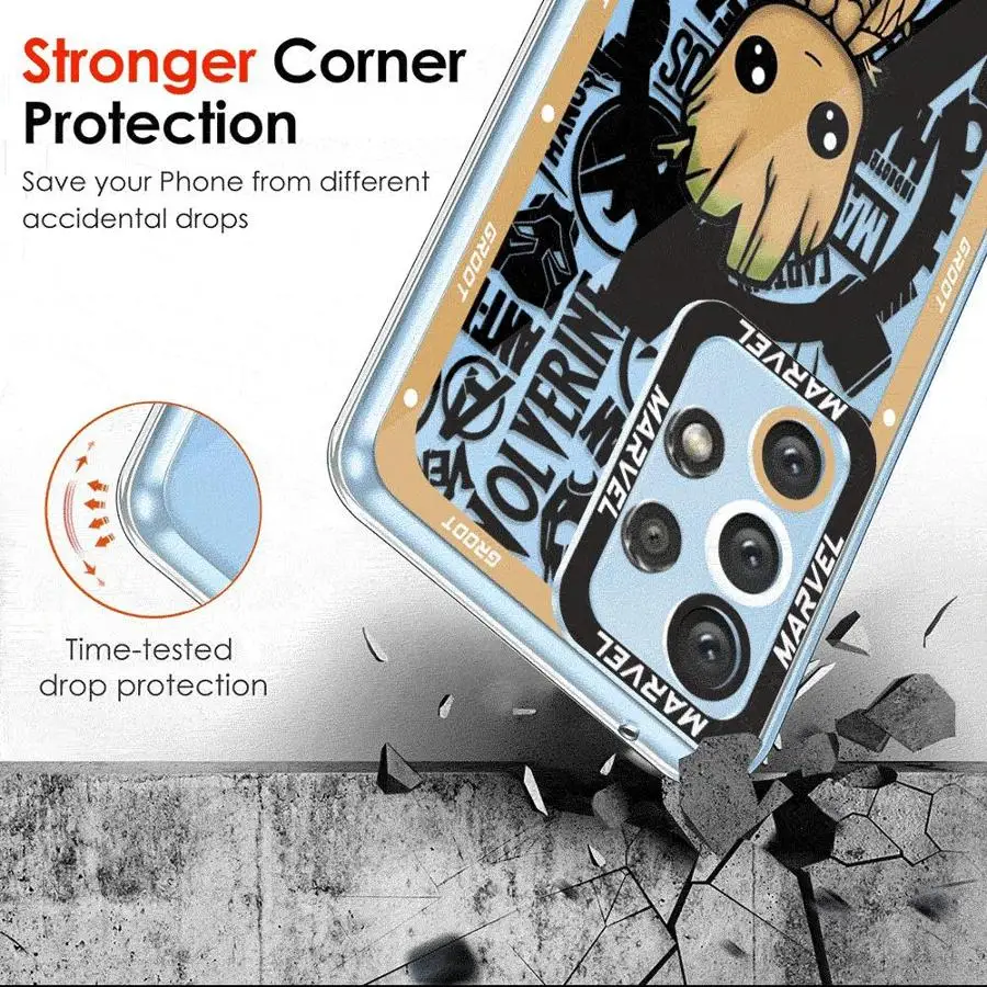 Marvel Sipiderman phone Case for Galaxy A11 A12 A13 A14 A15 A22 A23 A32 A52 4G 5G A24 A33 A34 A25 A35 A52s A53 A54 A55