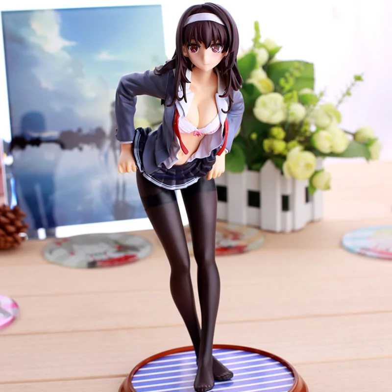 

Экшн-фигурки японского аниме Kasumigaoka Utaha Saenai Heroine No Sodatekata Megumi Katou PvcSexy Girls, игрушки для взрослых, 22 см