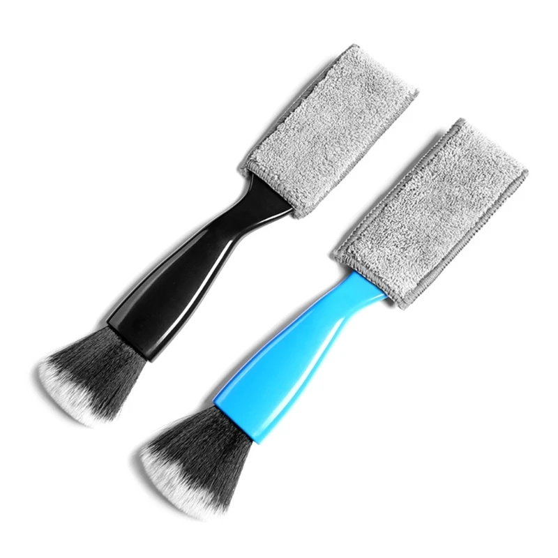 

2 In 1 Car Brush Air-Conditioner Outlet Cleaning Tool Multi-purpose Dust Brush Car Accessories Interior Brush Washer R2LC