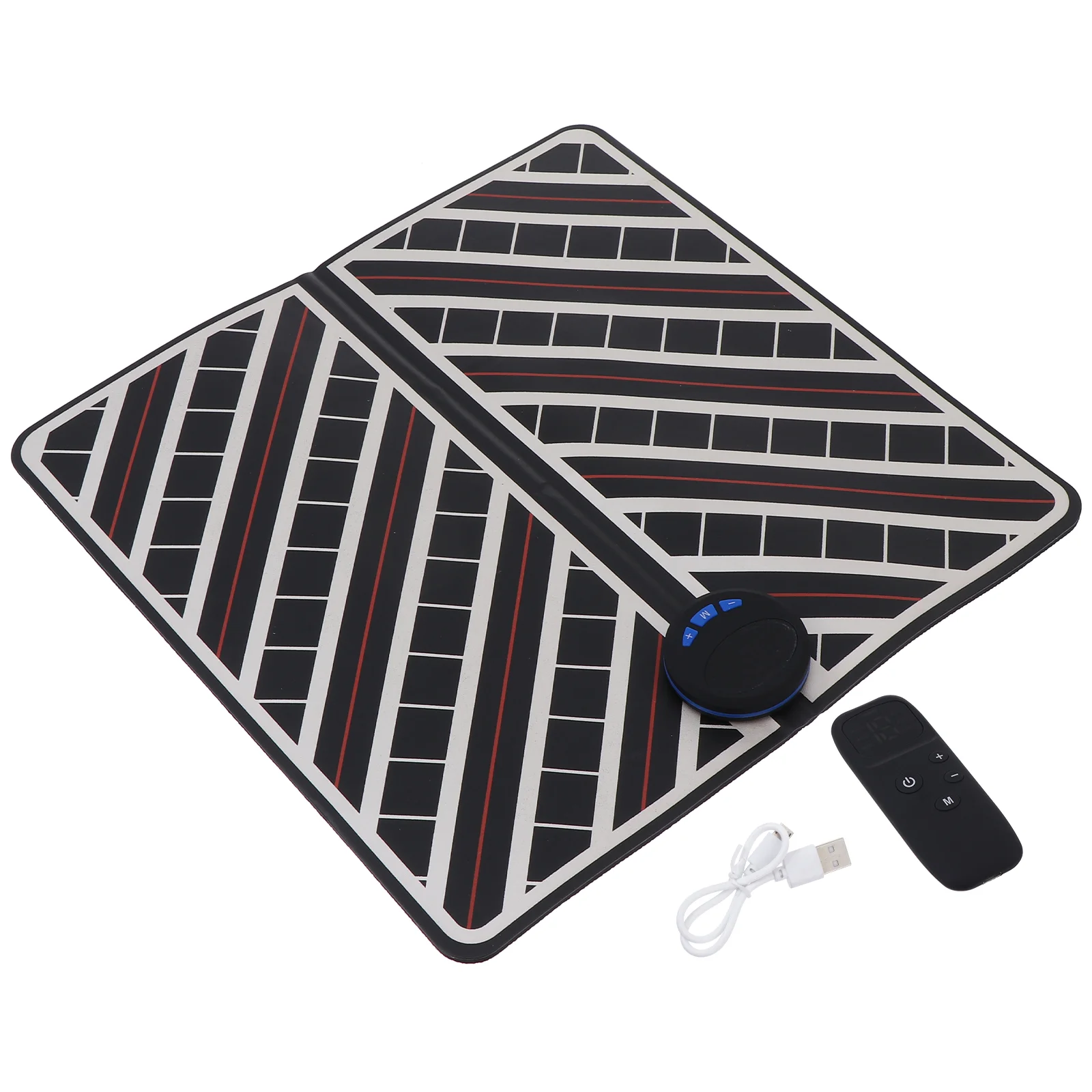 

Foot Massager Massage Mat Pad Electric Feet Machine Stimulator Reflexology Tool Cushion Circulation Acupoints Acupressure Relief