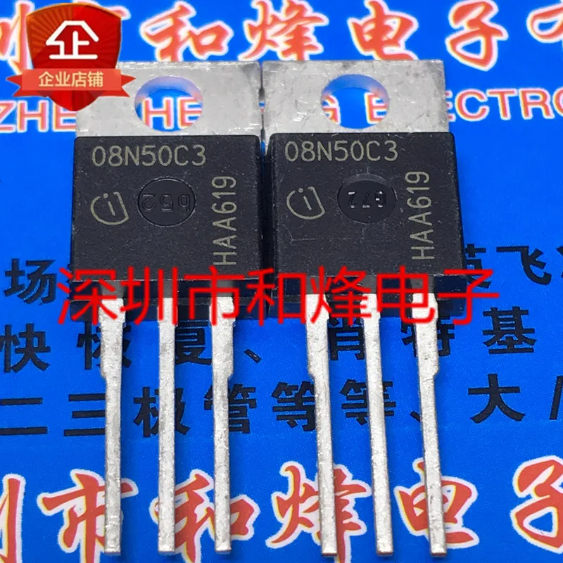 

5PCS-10PCS 08N50C3 SPP08N50C3 TO-220 560V 7.6A On Stock New And Origjnal