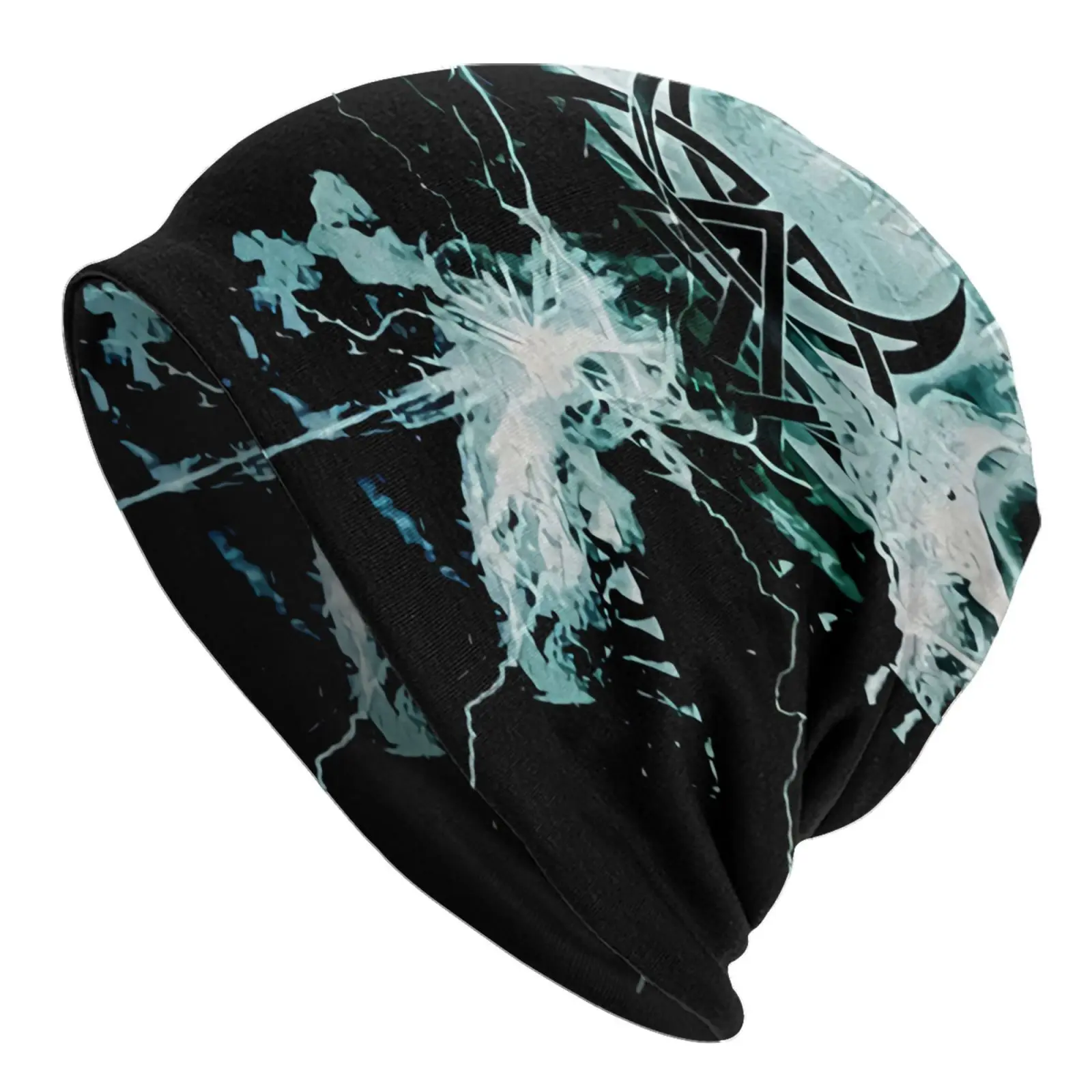 

Disturbed Apocalypse Backprint Official Knitted Hat Cowboy Women's Bucket Hat Hats Caps For Men Caps Hip Hop Knitted Balaclava