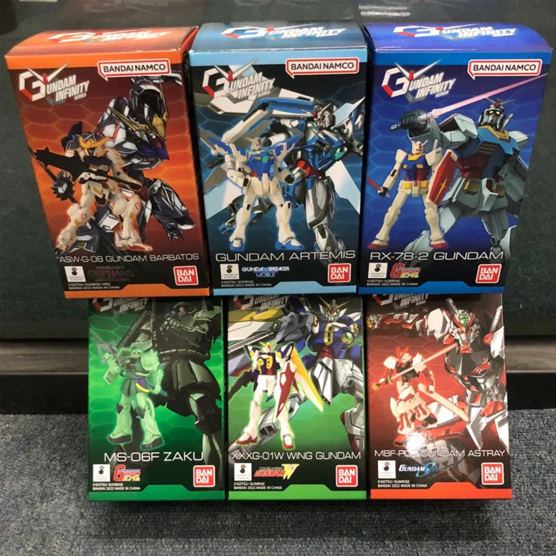 

Bandai Gundam Shfiguart Finished Model Red/Green ZAKU Action Figure Children's Gift Toys Desktop Ornaments Robot Model