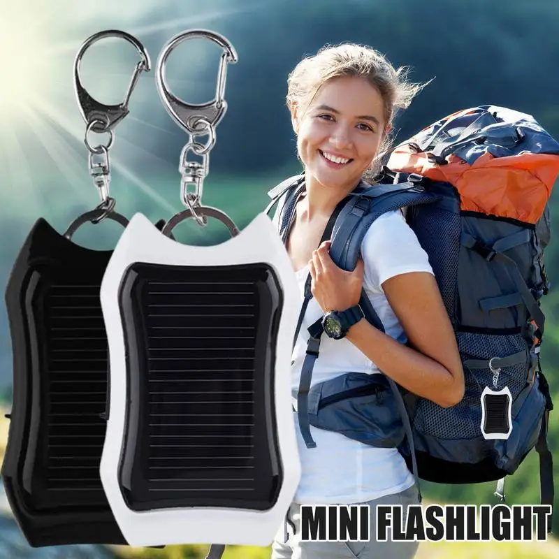 

1500mAh Solar Power Bank Keychain Charger Keychain Charger for Cellphones Tablets Electronic Devices Mini Portable Battery