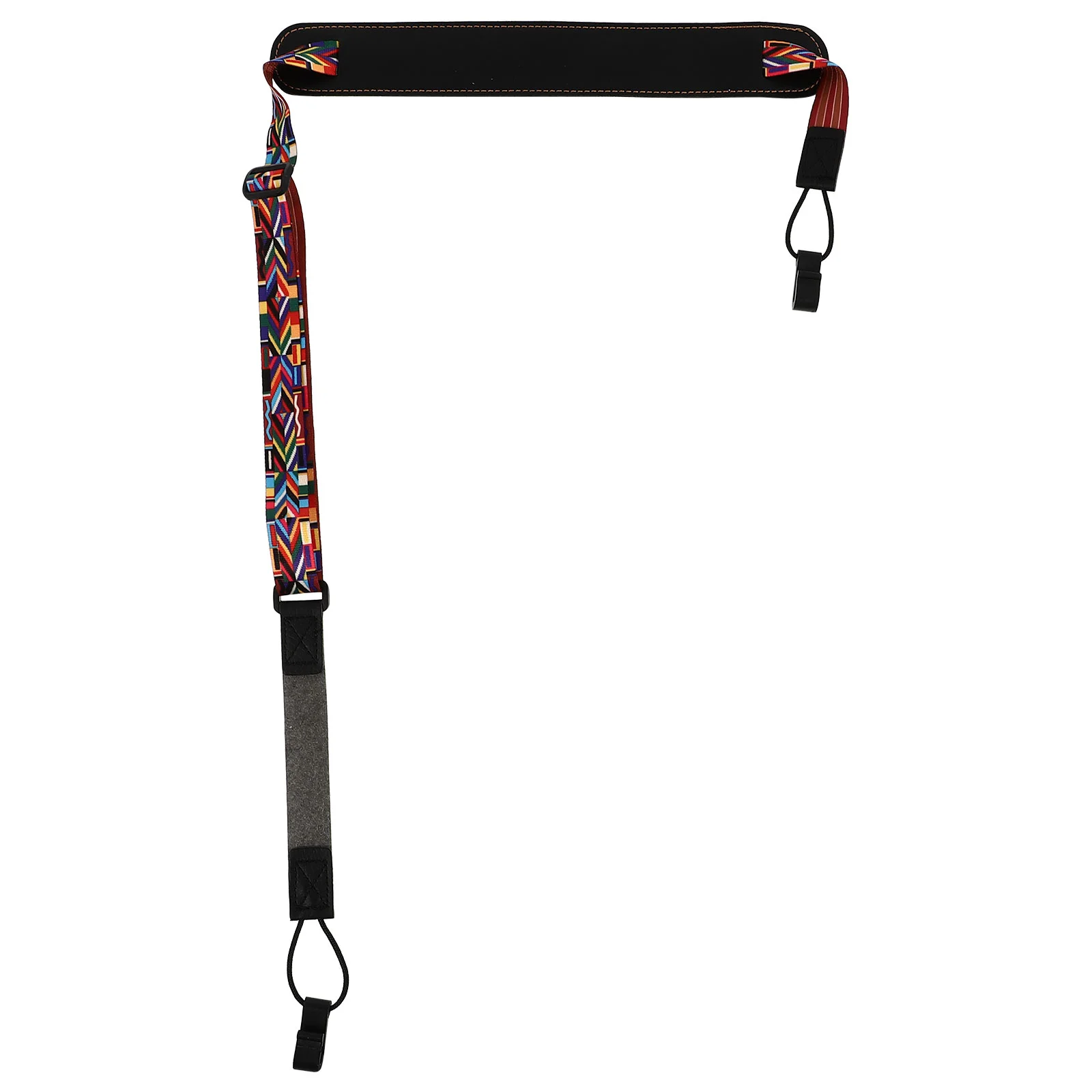 

Ukulele Strap Perforated Banjo Carrying Foldable Cotton Adjustable Beautiful Rope