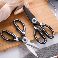 new multifunctional kitchen scissors plastic handle stainless steel scissors kitchen meat cutting scissors chicken bone scissors