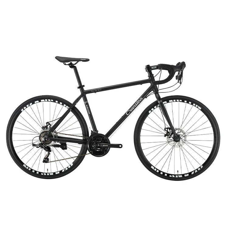 700C алюминиевый сплав MTB дорожный велосипед портативный пригородный двойной дисковый тормоз 21 скорость рама гоночный дорожный велосипед бесплатная доставка
