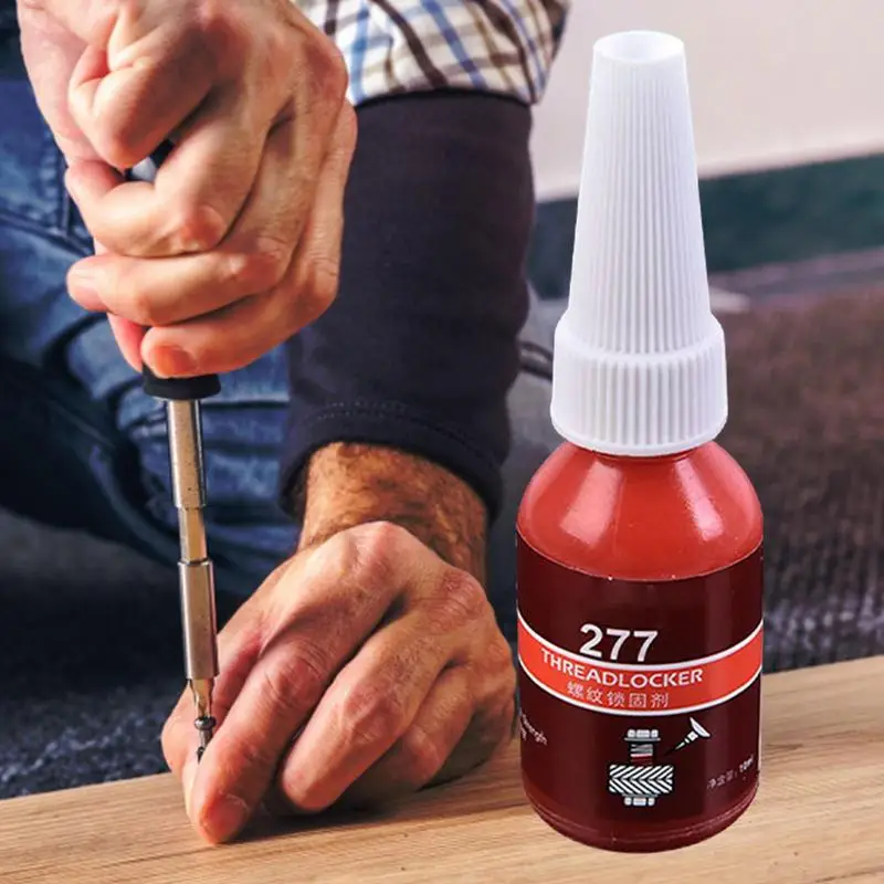 

Красный фиксатор, герметичный Универсальный фиксатор резьбы 277, винтовой клей, противоскользящий уплотнительный резьбовой блокирующий агент, автоматический анаэробный клей