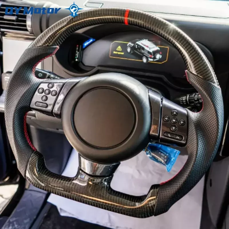 

Рулевое колесо из настоящего углеродного волокна, подходящее для Toyota FJ Cruiser 2020 2019 2018 2017 2016 2013 2011 2010 2009 2007 2006 2005 2004