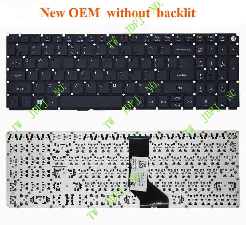 Новая клавиатура PJS для ACER E5-573 E5-573G E5-582P E5-772G E5-532G E5-522G E5-573T E5-557U E5-572G E5-575G F5-573 E15 (art.: 3920db2ecd59f) - 3920db2ecd59f