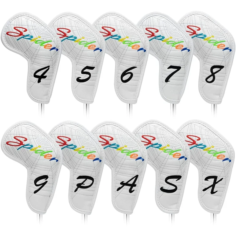 

10 шт./комплект, металлические головные уборы для гольфа