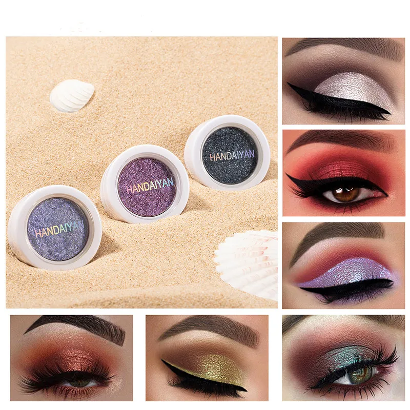 

HEALLOR Monochrome Eyeshadow 12 Colors Shimmer Glitter Matte Mashed Potato Eye Shadow Waterproof Lasting Pigment Makeup Pallete