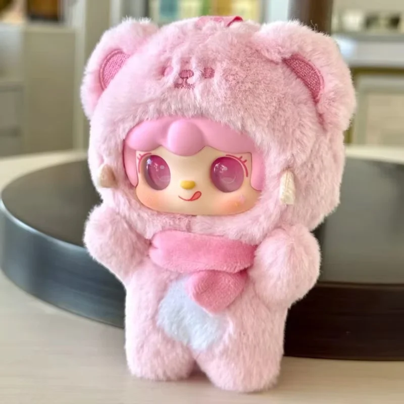 Фото Lamb Yooki 4-го поколения Bite Bear Series виниловая мини-слепая коробка милый настольный декор коллекция фигурка для детей Bestie Girl подарок на Новый год №4