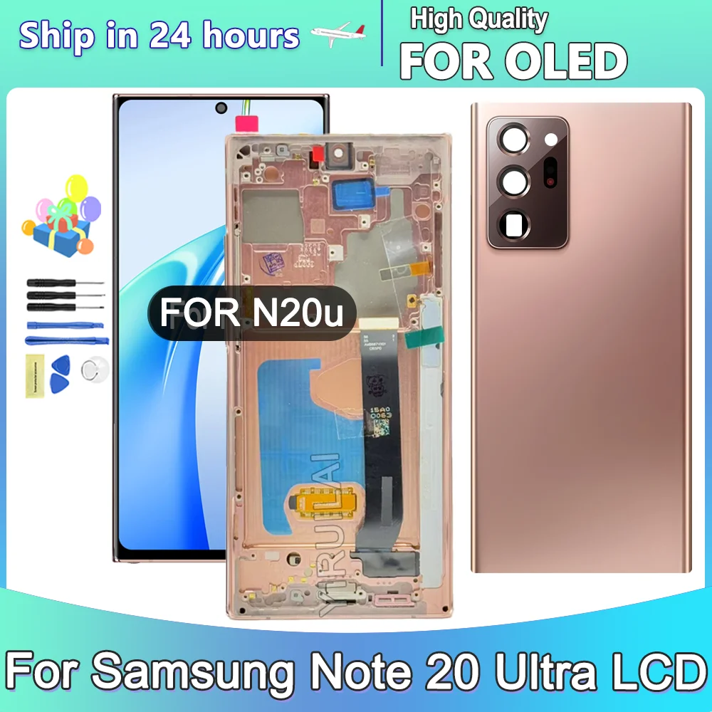 6 78 ''OLED Note 20 Ultra экран для Samsung Galaxy N985F N986B ЖК-дисплей с цифровой сборкой и