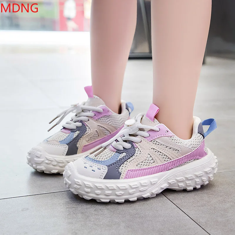 

Little White Shoes Girls' Autumn New Mesh Breathable Children's Shoes Women's Sports Shoes Kids Shoes Boys Sneakers Zapatillas