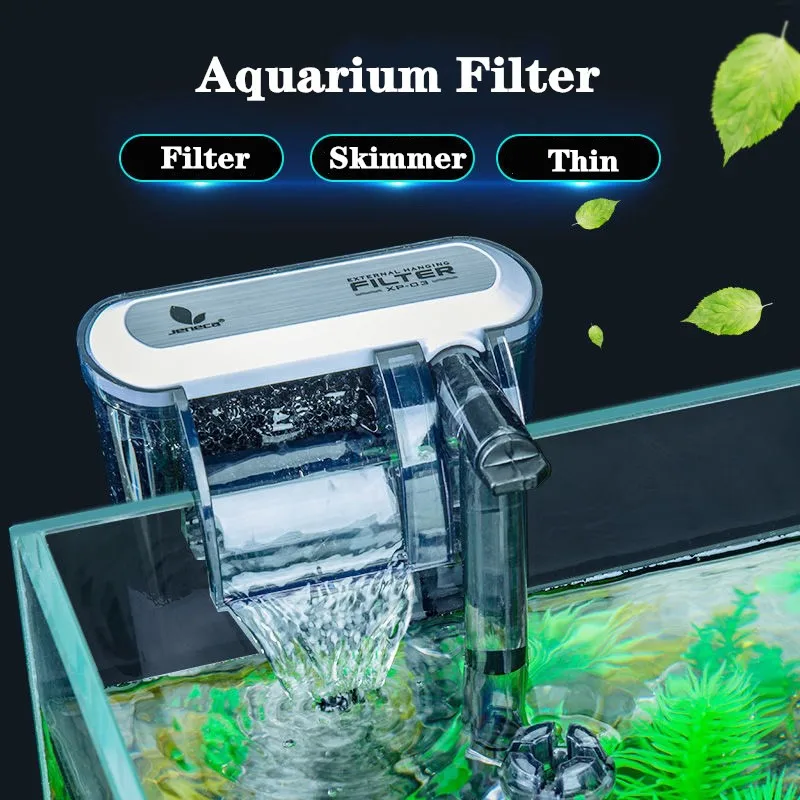 

Aquarium Filter Hang On Aquarium Filtration External Water Pumps Ultra-Silent Waterfall Maker Wall Mounted Fish Tank Filter