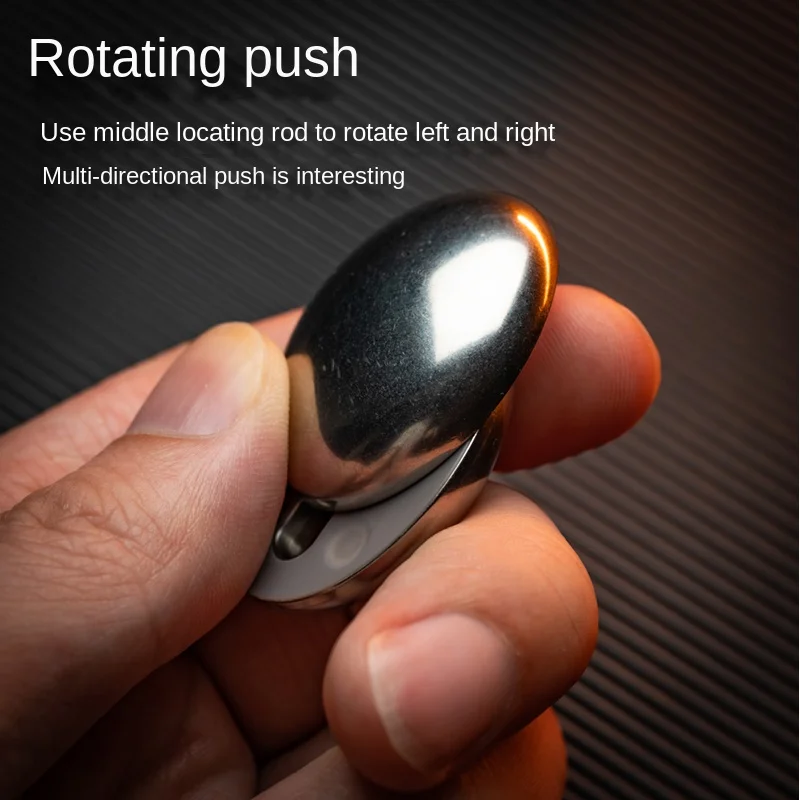 To Push Card Rotating Pop Coin Magic Play Fingertip Gyro Metal Useful Tool for Pressure Reduction Rhythm Toy EDC enlarge