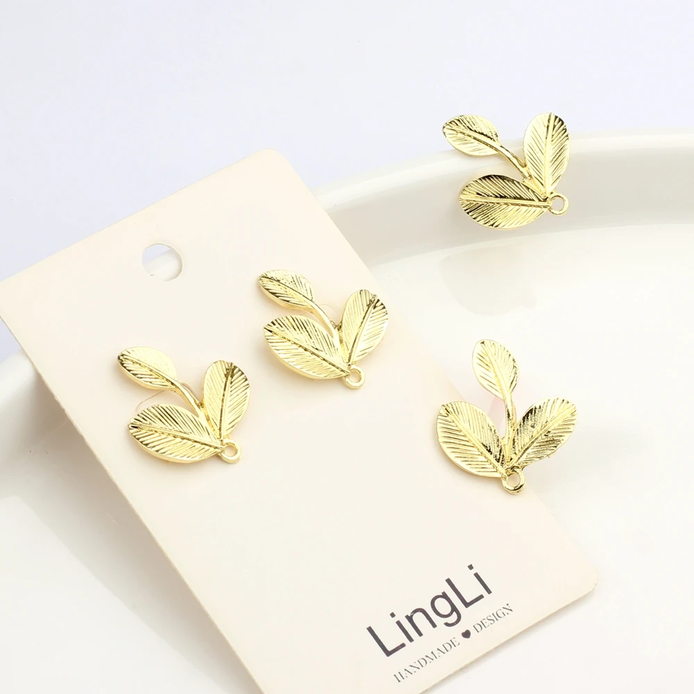 

Базовый соединитель для сережек в стиле ретро из цинкового сплава с цветами, листьями, 6 шт./лот для самодельных сережек ручной работы, аксес...