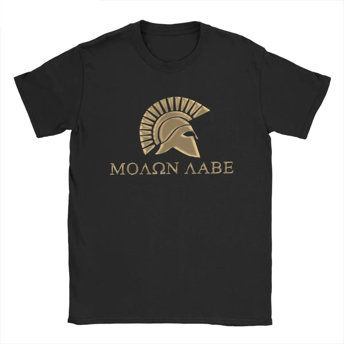 

Molon Labe Spartan Warrior T-Shirts for Men Sparta Funny Cotton Tees O Neck Short Sleeve T Shirts Gift Idea Tops