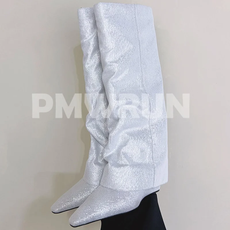 

Женские длинные ботинки, Осень-зима, Новые однотонные ботинки из натуральной кожи с квадратным носком, модная универсальная женская обувь