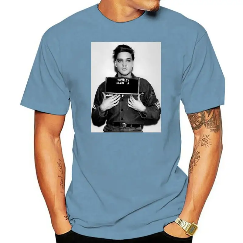 

ELVIS T SHIRT US ARMY MUGSHOT PREMIUM QUALITY