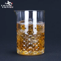 700ml glass studded cocktail mixing glass barware