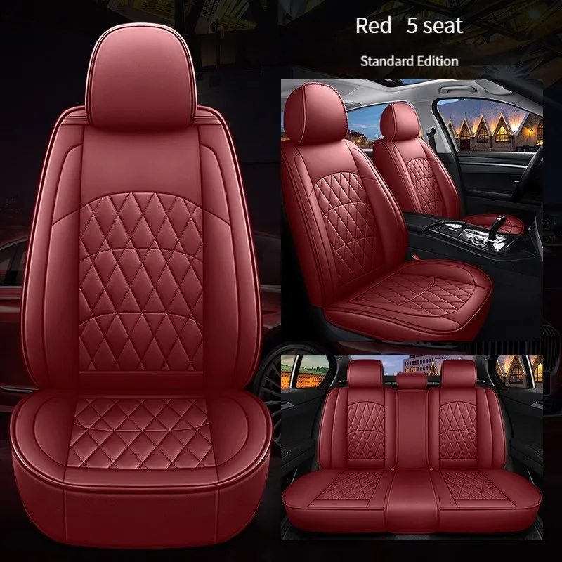 

Universal Car Leather Seat Cover For Ford Focus Mondeo Wing Tiger Lavida Hyundai ix35 Four Season Available Car InterAccessories