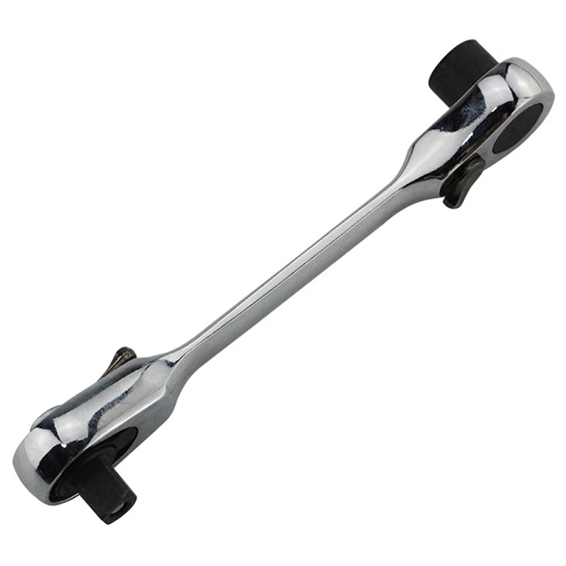 

1 Piece 72 Tooth 1/4 Inch Quick Double Double End Mini Chrome Vanadium Steel Ratchet Wrench