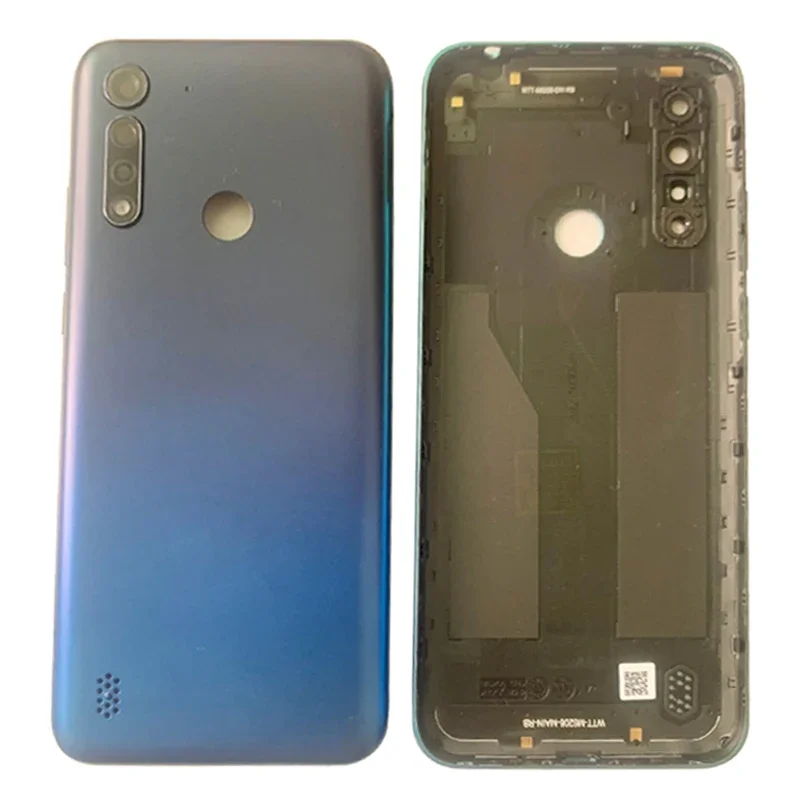 Задняя крышка батарейного отсека корпус для Motorola Moto G8 Power Lite задняя с рамкой