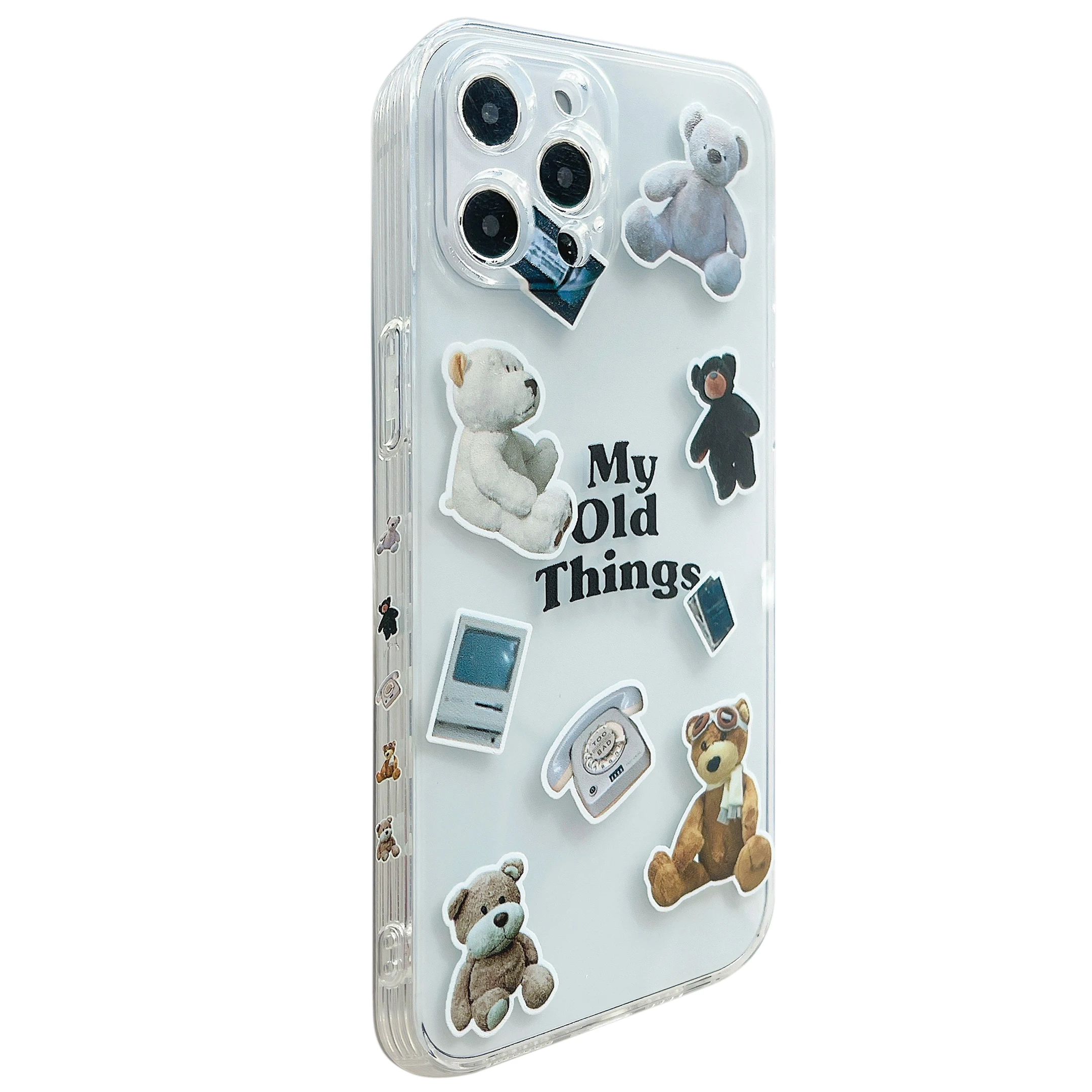 

Lovely Little Bear Doll TPU Case for iPhone 12 13 Pro Max Back Phone Cover for 11 Pro X XS XR 8 7 Plus SE 2020 Capa