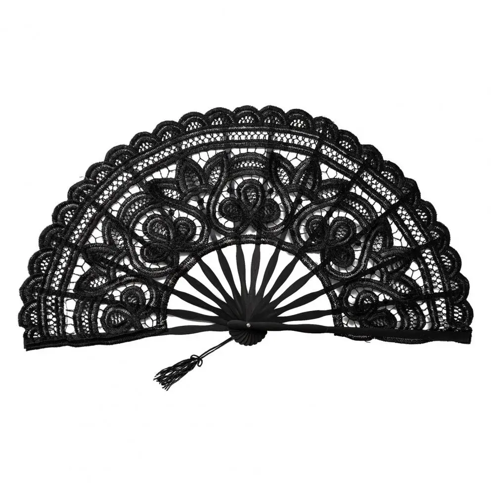 Винтажный кружевной веер