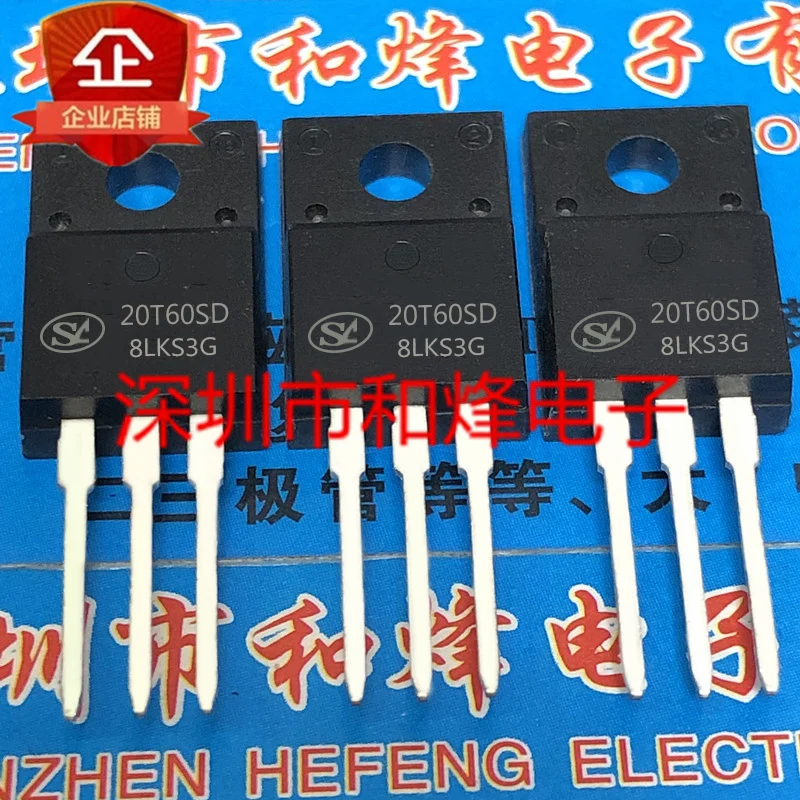 

10pcs 100% orginal new 20T60SD SGT20T60SD1F TO220 IGBT transistor