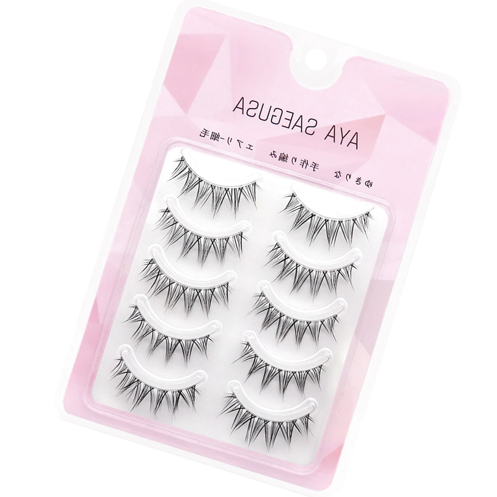 

5 пар пушистых накладных ресниц Wispy, многослойные меховые Накладные ресницы ручной работы для ежедневного макияжа, вечеринки, путешествий