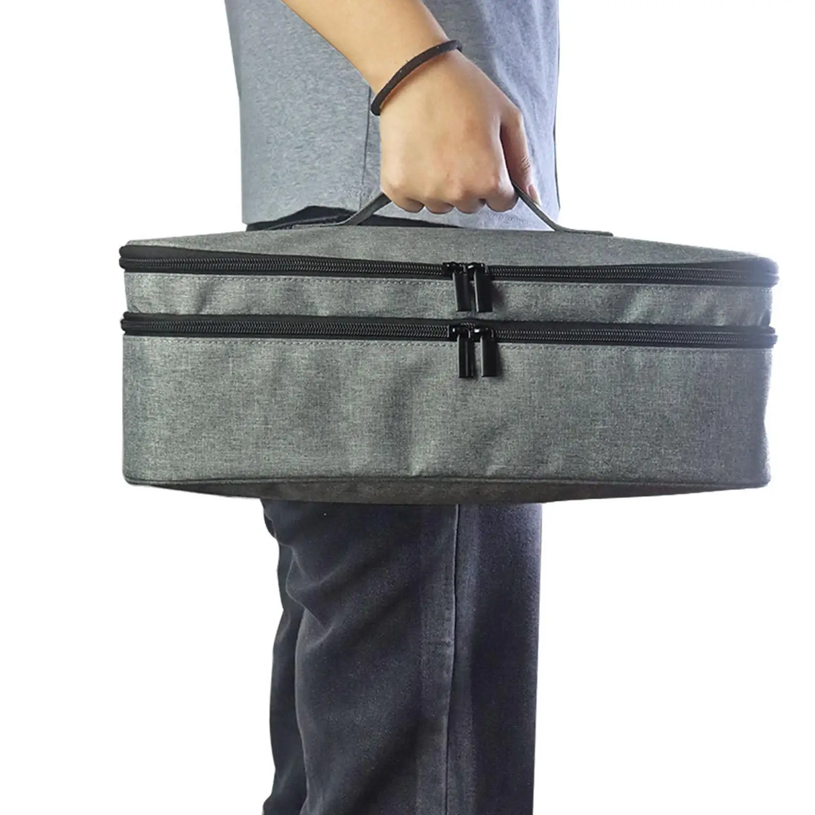 

Portable Hair Dryer Bags Large Makeup Case Dustproof Protection Bag for Business Trip Home