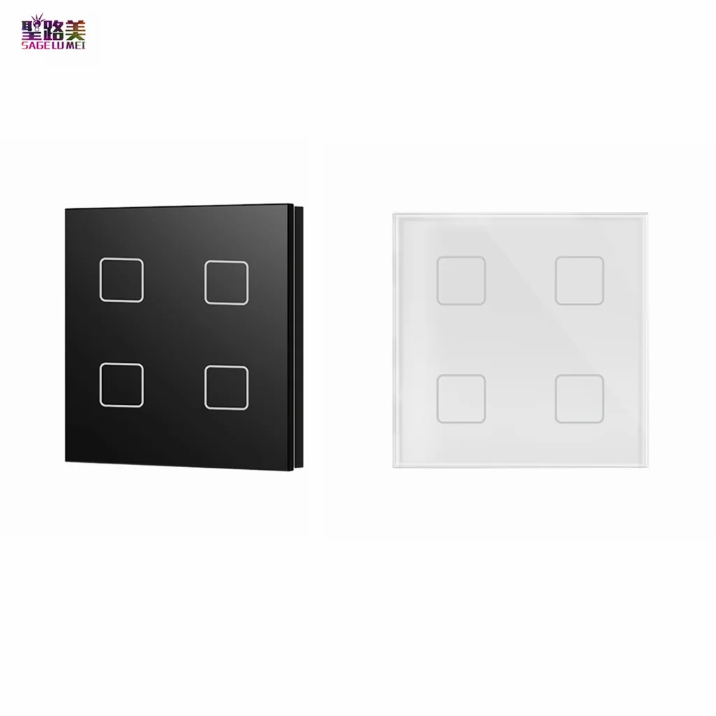 

Стеклянная настенная сенсорная панель DALI с 4 кнопками, контроллер с датчиком приближения/переключателем кодирования, выбранные адреса для быстрого освещения