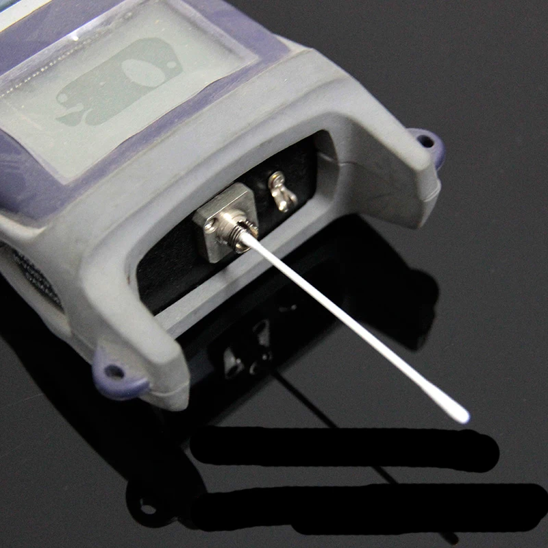 25PCS/bag SANYO HU3Y-340 Fiber Optic cleaner Cotton swab 2.5MM fiber connector cleaner Sticks SC FC LC ST MU cleaning rod