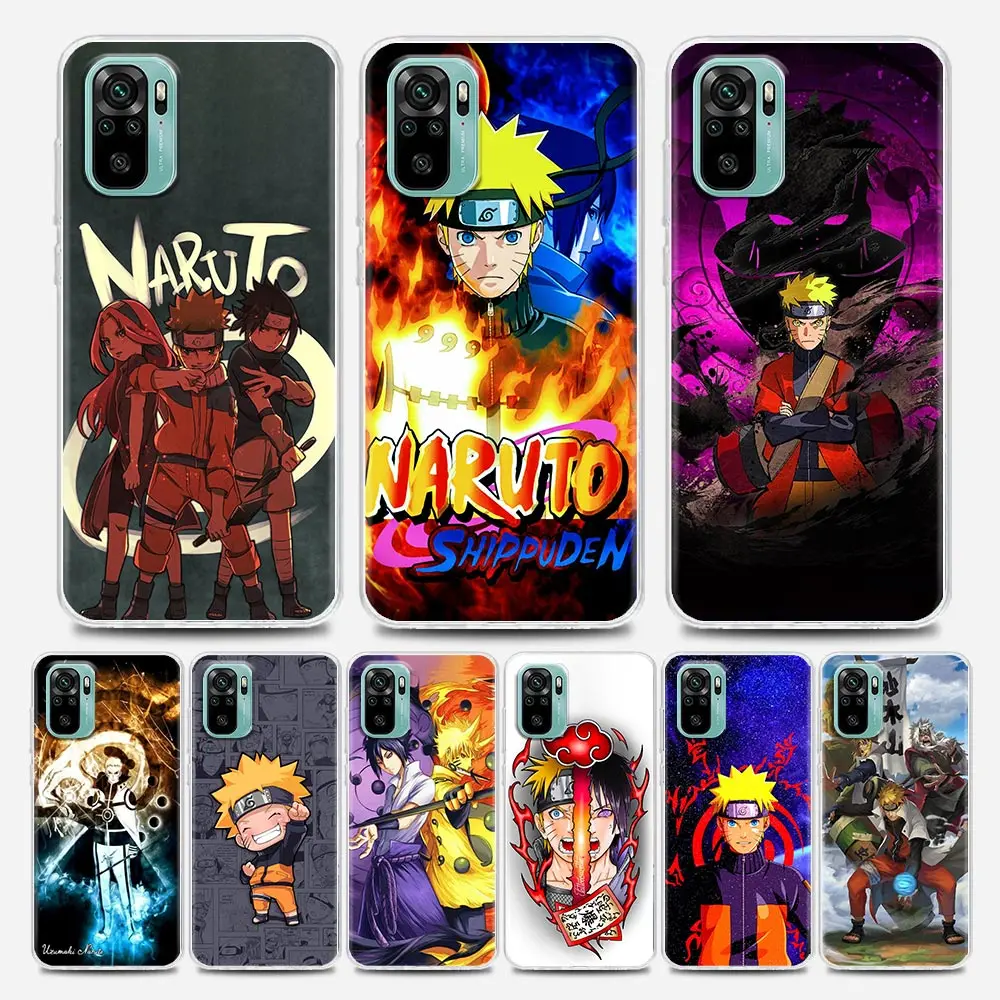 

Naruto Uzumaki Naruto Sasuke Clear Redmi Case for Note 7 8 9 10 5G 4G 8T Pro 8 8A 7A 9A 9C K20 K30 K40 Y3 10X 4G Silicone