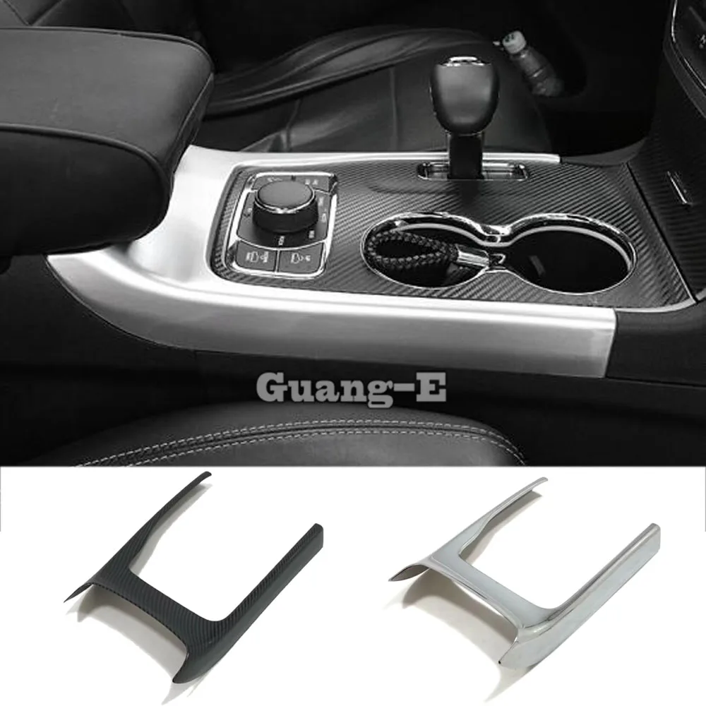 

Car Cover Sticker Panel Shift Stall Paddle Cup Switch Knob Frame Trim For Jeep Grand Cherokee 2014 2015 2016 2017 2018 2019